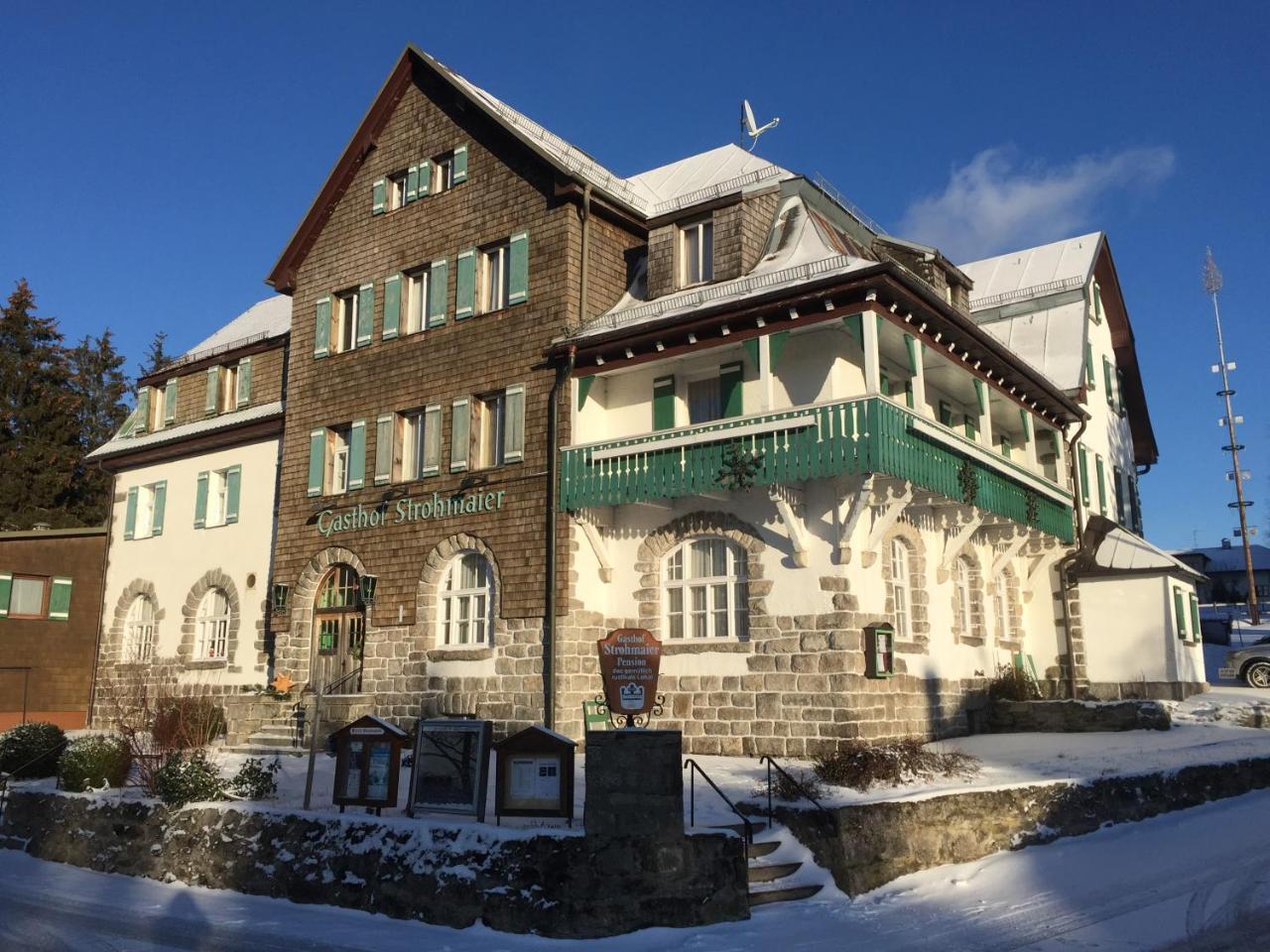 Gasthof Pension Strohmaier Haidmühle Eksteriør bilde